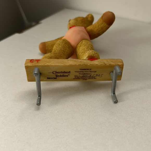 Cherished Teddies Friendship Gives Your Life Good Balance Figure w/ box CT1 - Picture 4 of 4